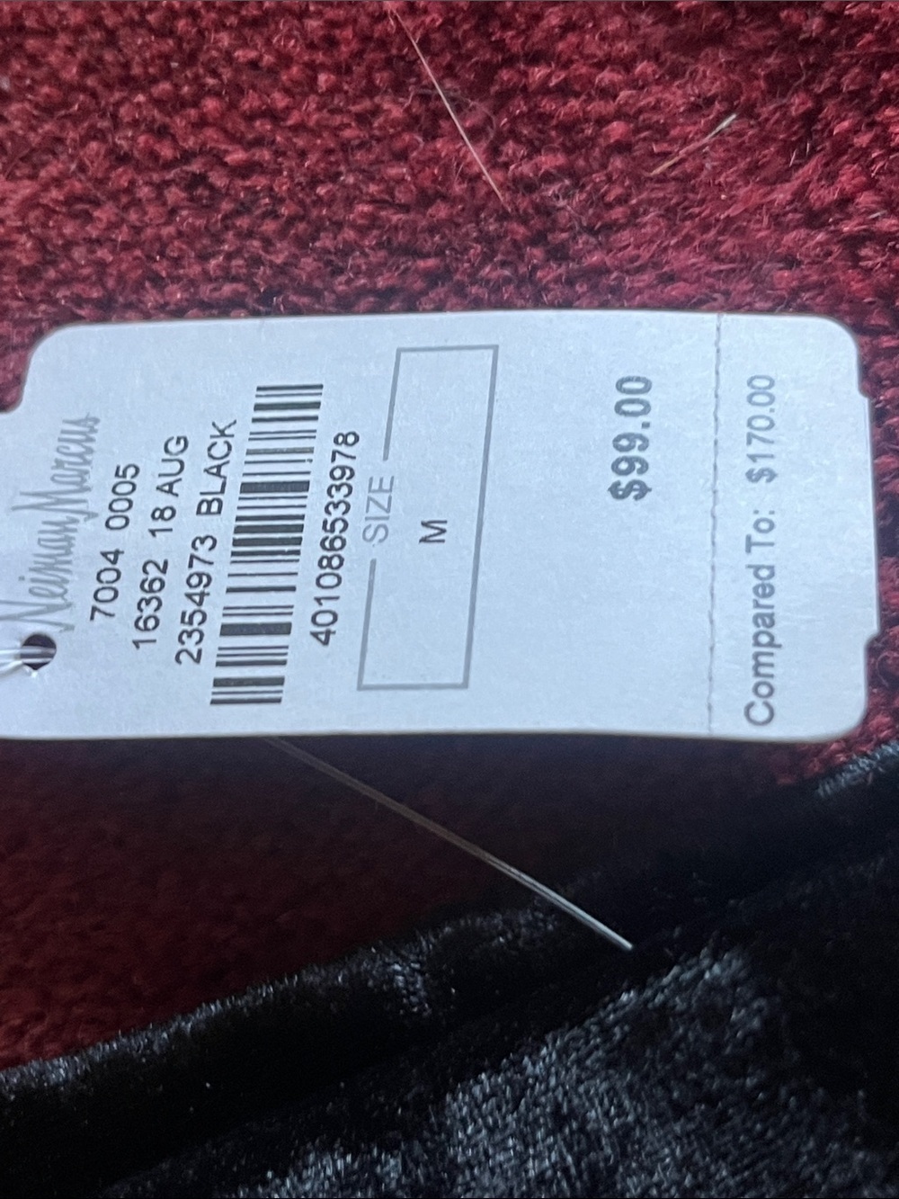 Few Moda Mini Black Velvet A-Line Skirt - Picture 7 of 7